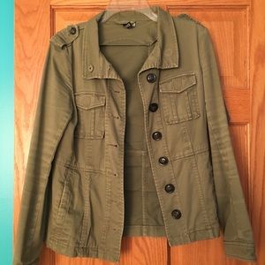 Army green military style jacket FIRM PRICE